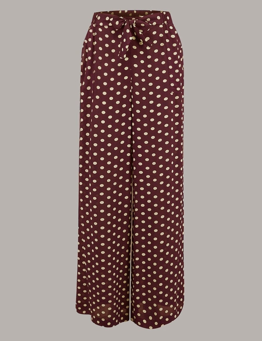 Gretta 1940s Trousers in Wine