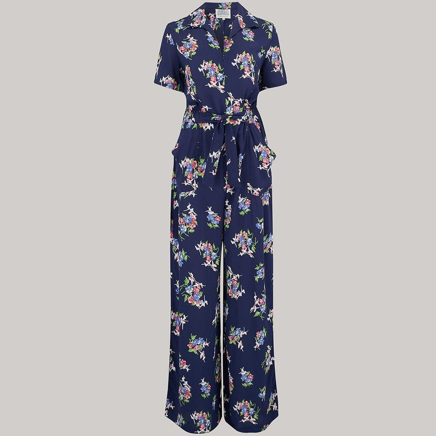 Harlow Jumpsuit in Navy