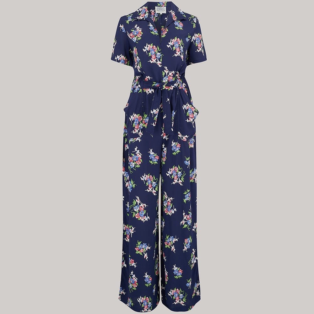 Harlow Jumpsuit in Navy