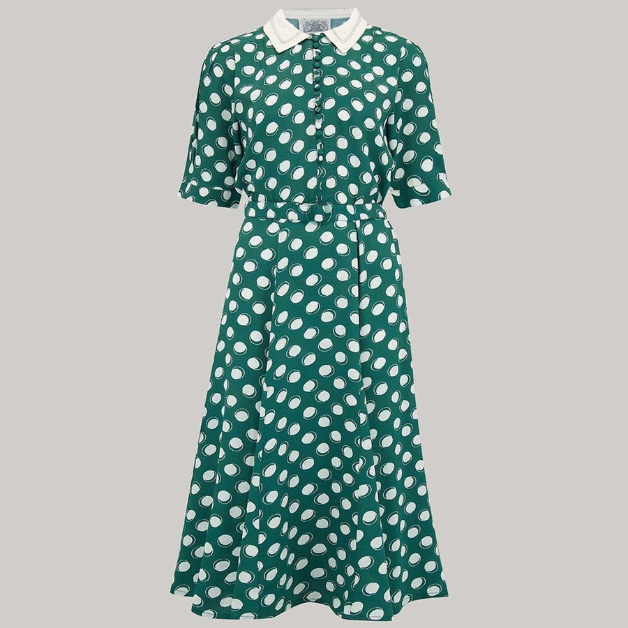 Rita 1930s Dress in Green