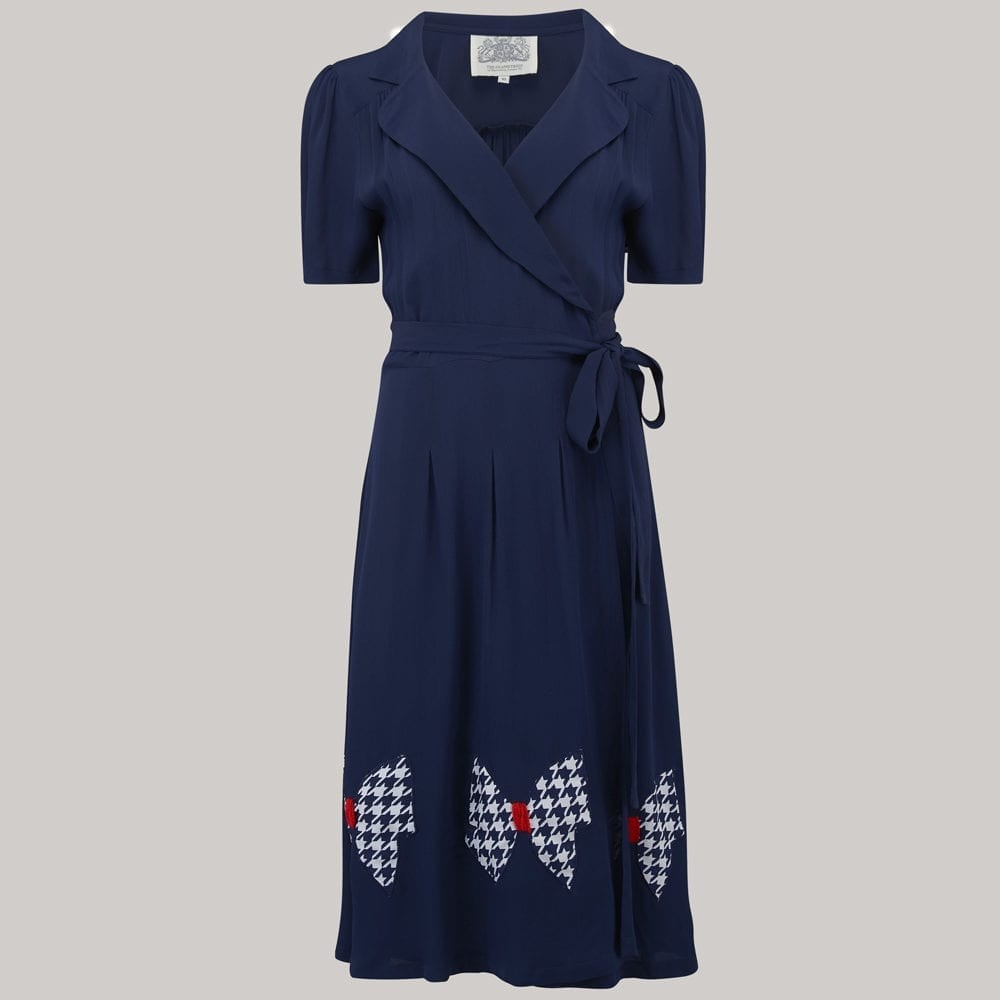Rita 1940s Dress in Big Bow