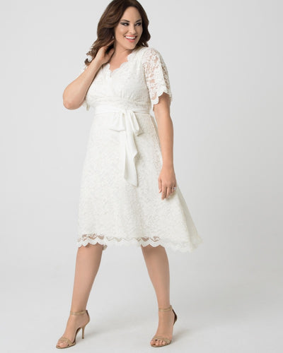 Vintage Inspired Wedding Dress in Ivory