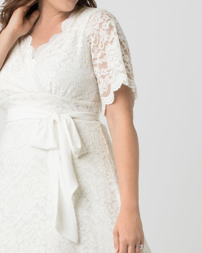 Vintage Inspired Wedding Dress in Ivory