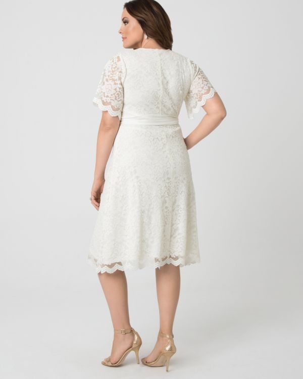 Vintage Inspired Wedding Dress in Ivory