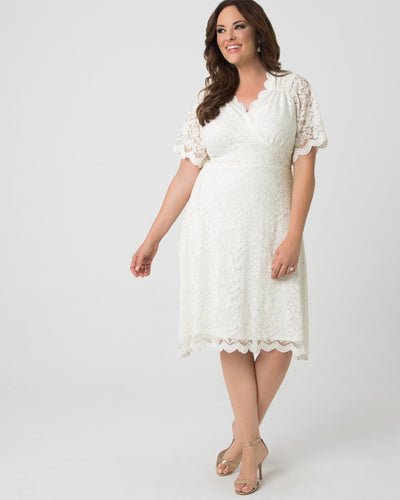 Vintage Inspired Wedding Dress in Ivory