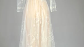 Downton Abbey Tea Party Gown in Ivory by Nataya