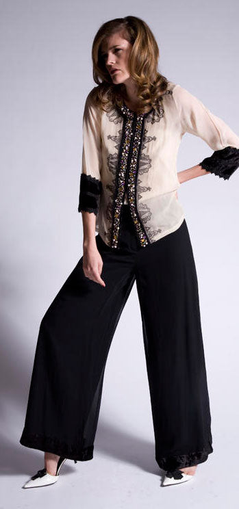 Plazzo Vintage Style Pants by Nataya - SOLD OUT