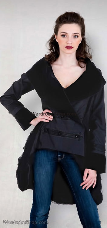 Double Breasted Jacket in Black by Nataya - SOLD OUT