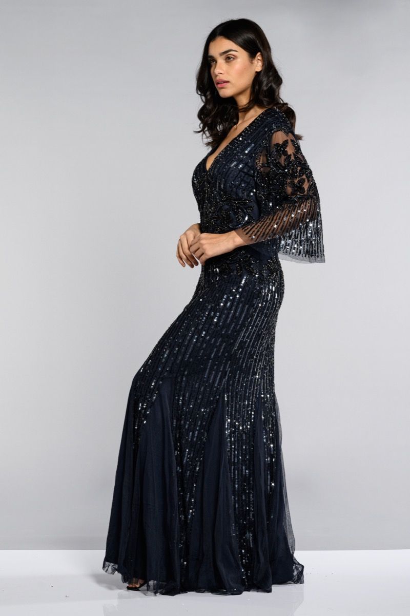 Galina Gown in Navy