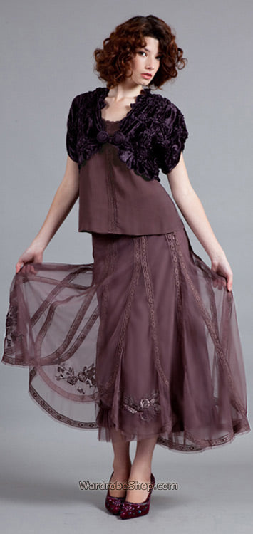 S-33 Nataya Amethyst Mosscrepe Camisole