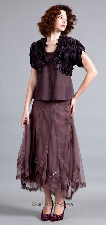 S-33 Nataya Amethyst Mosscrepe Camisole