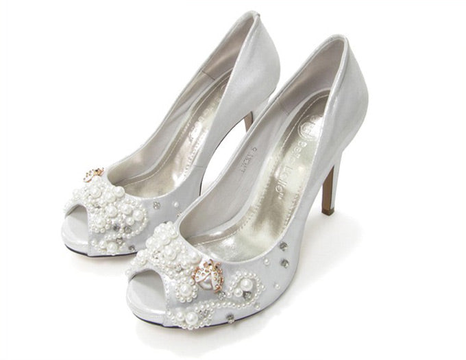Beaded Bridal Heels