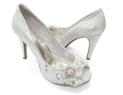 Beaded Bridal Heels
