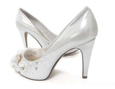 Beaded Bridal Heels