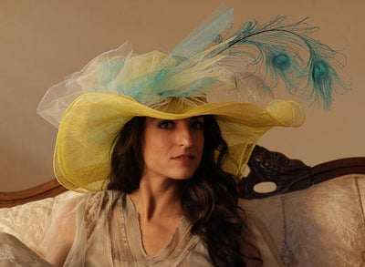 Lady Laura hat by Louisa Voisine Millinery  - SOLD OUT