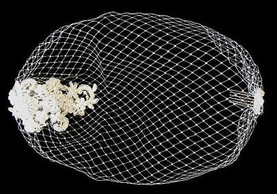 TH-115 Birdcage Gatsby style wedding veil