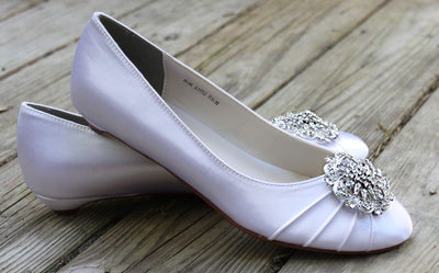 Vintage inspired ballet flats, Model "Lillian"