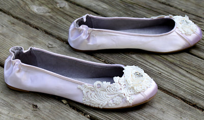 Edwardian inspired ballet flats, Model "Odette"