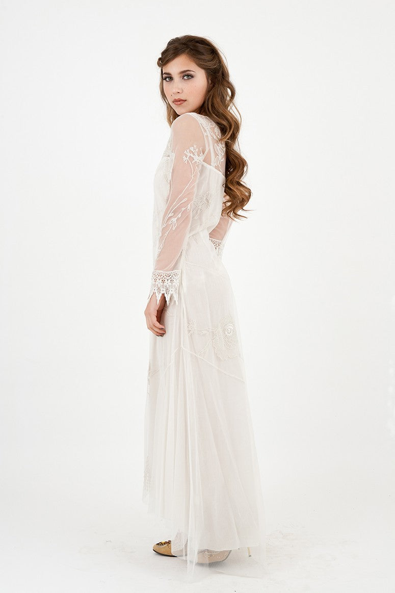 Romantic Morning Wedding Gown by Nataya