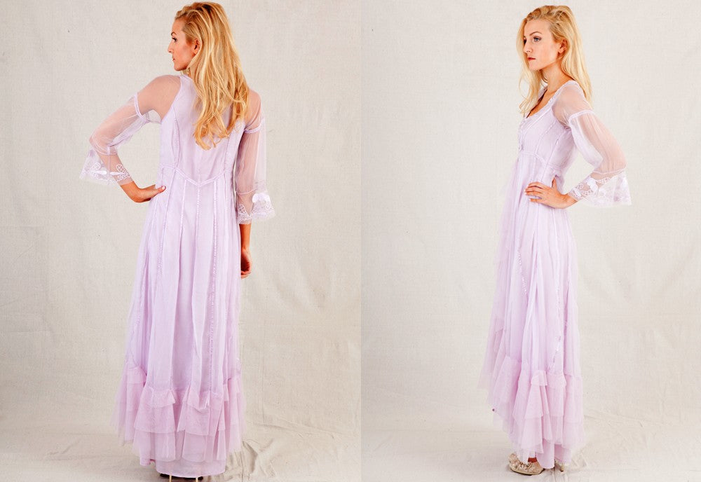 Ophelia Wedding Dress in Lavender by Nataya