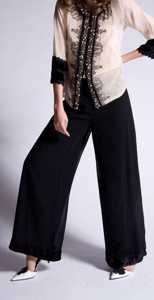 Plazzo Vintage Style Pants by Nataya - SOLD OUT
