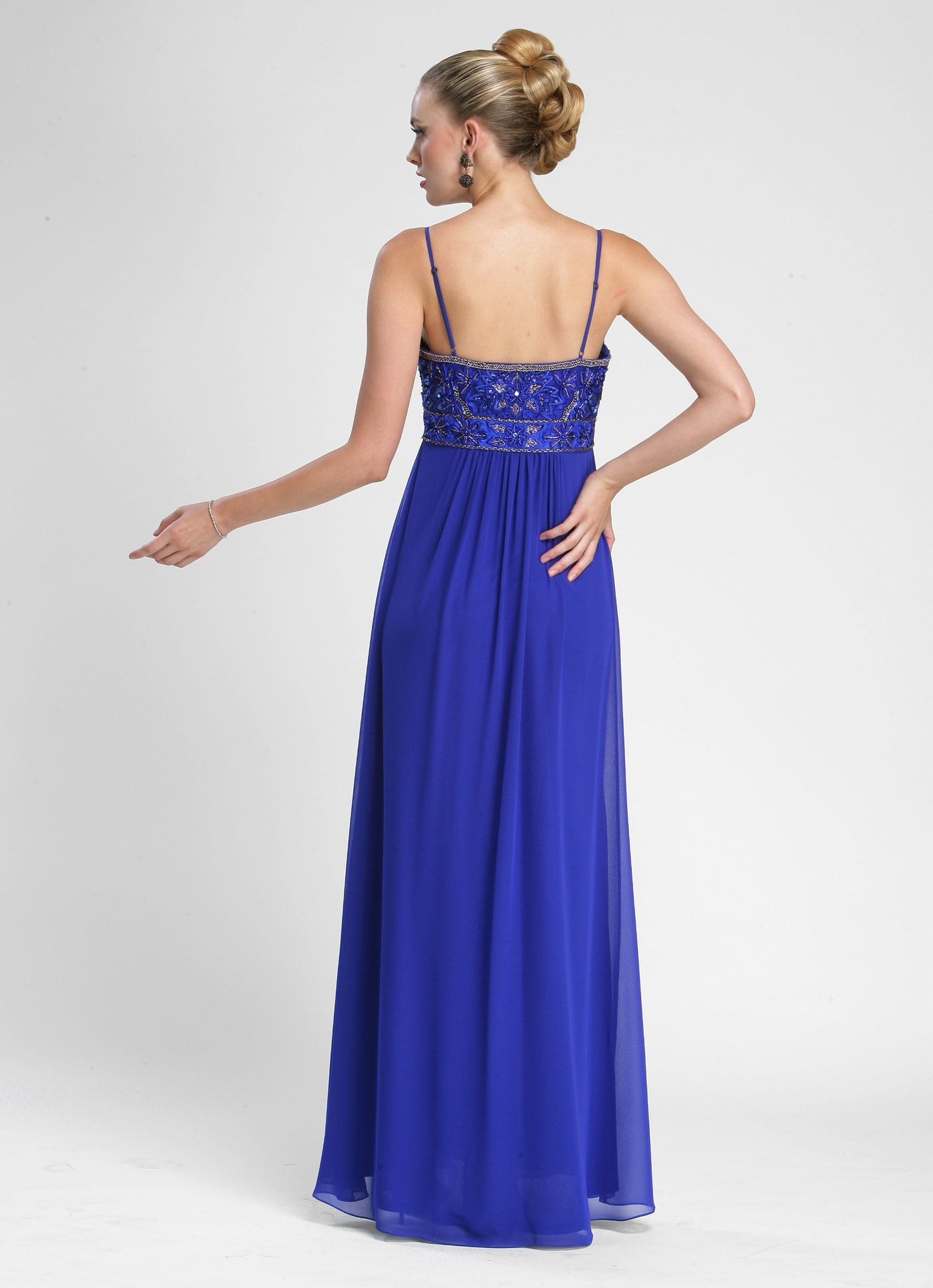 Pure Elegance Empire Waist Prom Dress by Sue Wong