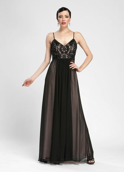 Pure Elegance Empire Waist Prom Dress by Sue Wong