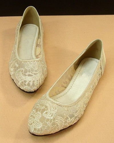 Romantic Bow Wedding Flats ZX_L045 Buy Lace N Bling at the WS