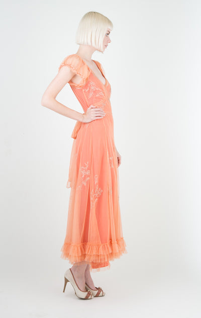 Ballerina Tea Party Dress in Black-Rose by Nataya - SOLD OUT