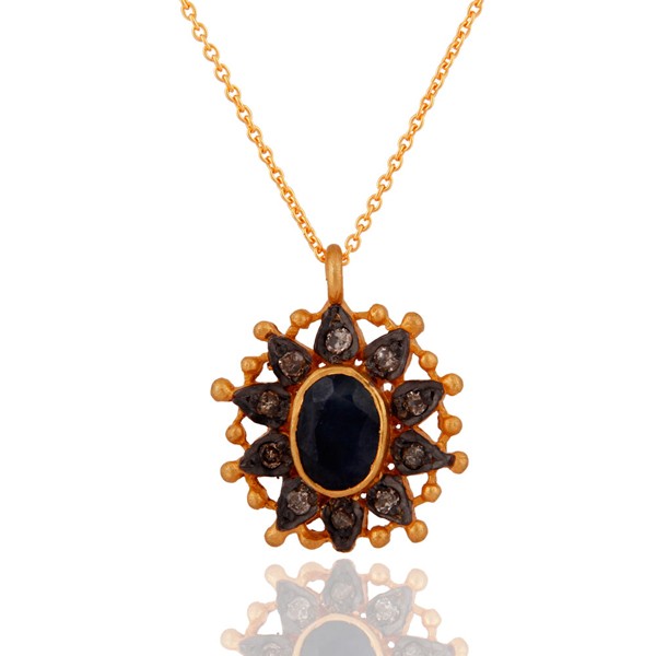 Queen's Baroque Vintage Silver Necklace