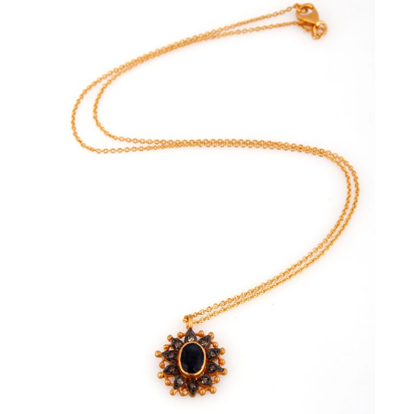 Queen's Baroque Vintage Silver Necklace
