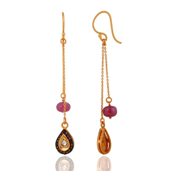 Red Siren Vintage Dangle Earrings
