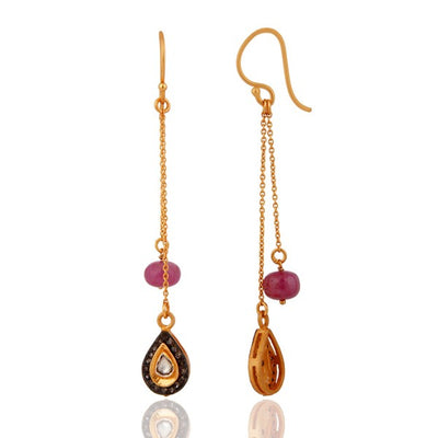 Red Siren Vintage Dangle Earrings
