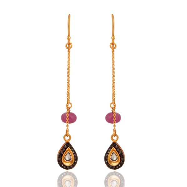 Red Siren Vintage Dangle Earrings