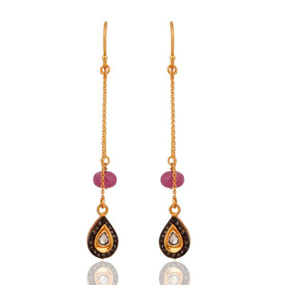 Red Siren Vintage Dangle Earrings