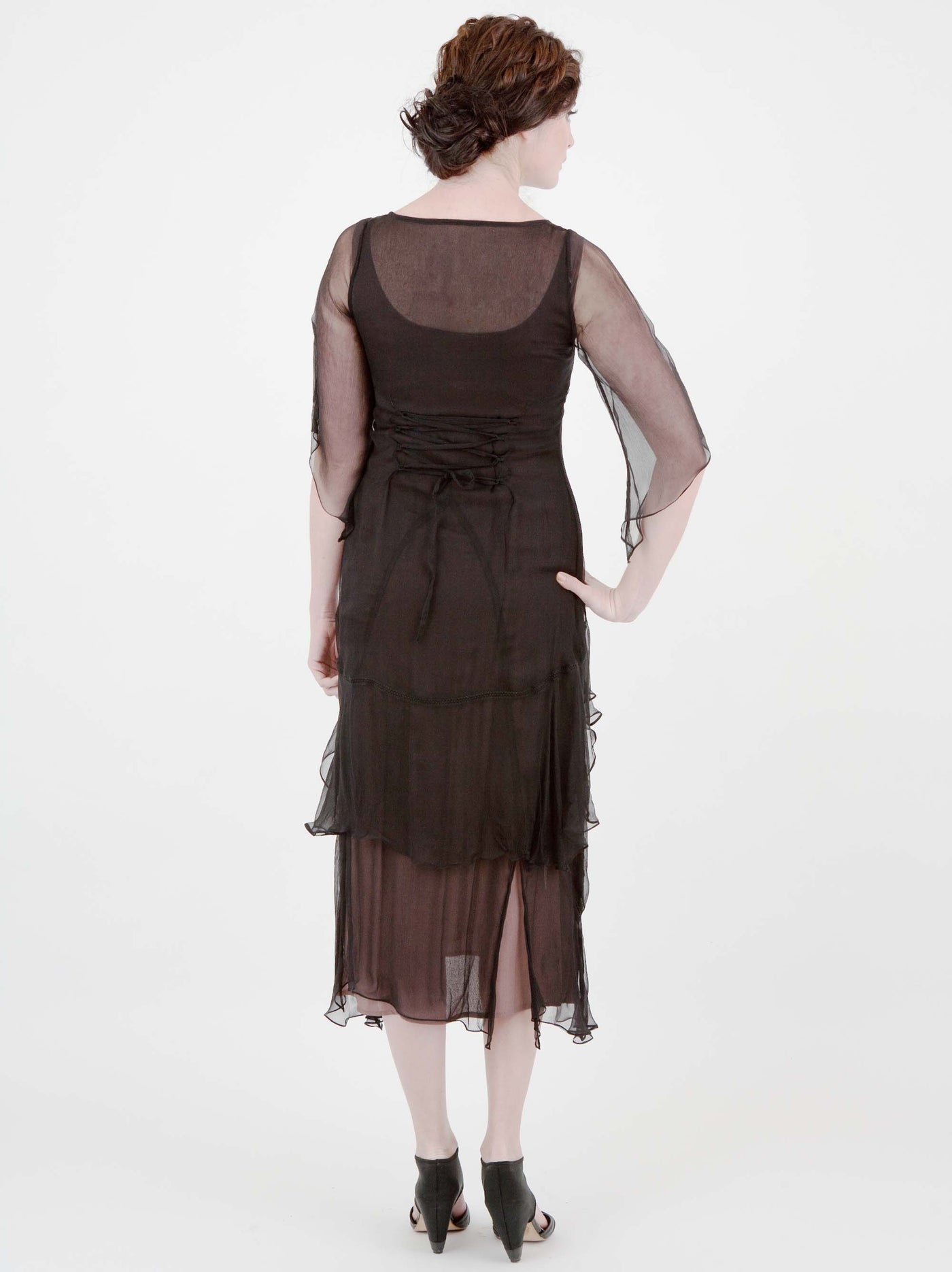Great Gatsby Dress AL-10709 in Black Coco