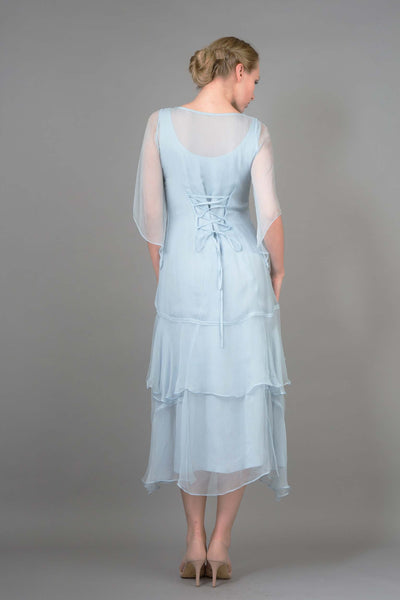 Layered Nataya Dress AL-10709 in Blue