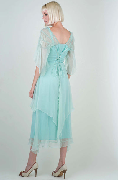 Othelia Off-Shoulder Summer Party Dress in Mint by Nataya