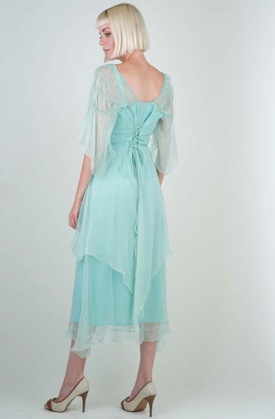 Othelia Off-Shoulder Summer Party Dress in Mint by Nataya - SOLD OUT