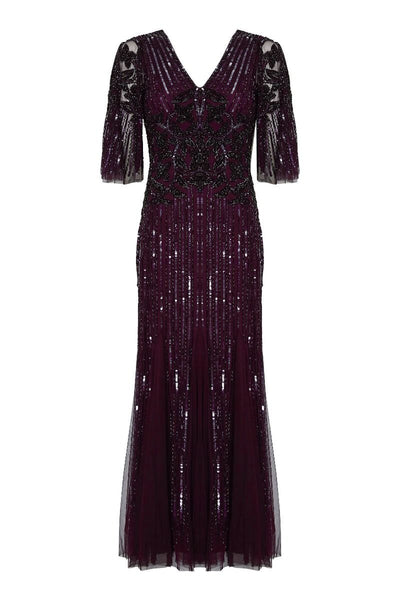 Galina Gown in Plum