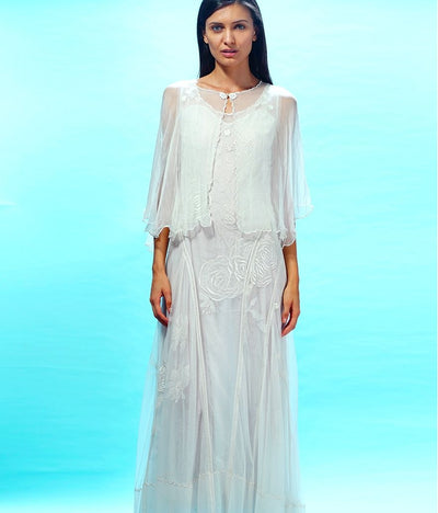 Amazing Grace Edwardian Wedding Dress in Ivory by Nataya