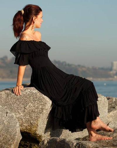Cowgirl Ruffled Western Wedding Dress by Marrika Nakk