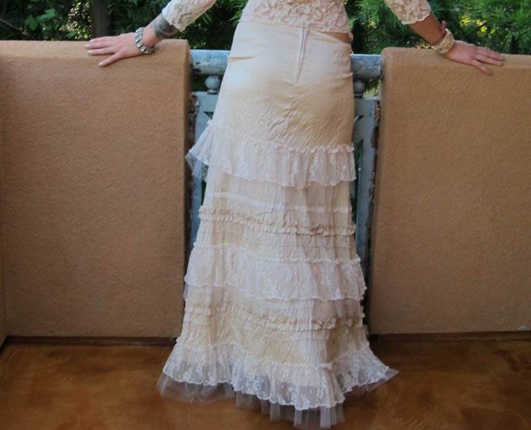 Cinderella Caramella Western Wedding Skirt by Marrika Nakk