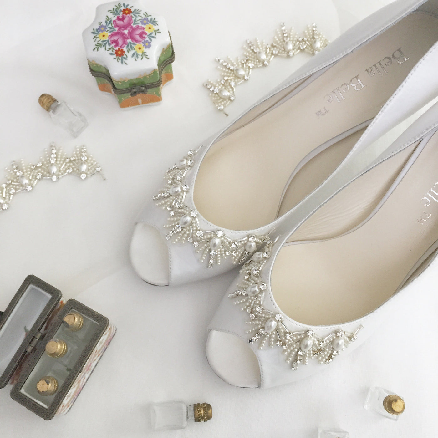 Great Gatsby Glamourous Bridal Shoes Agnes