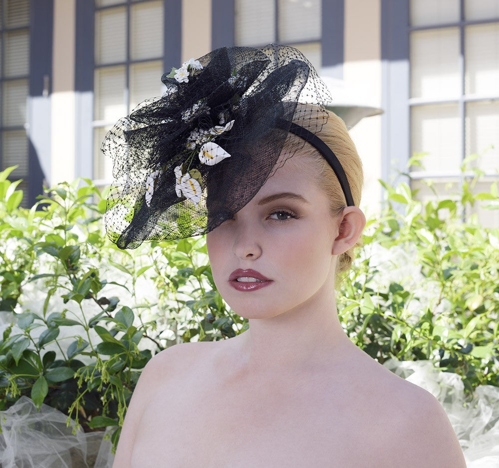 Lady Greta Fascinator by Louisa Voisine Millinery - SOLD OUT