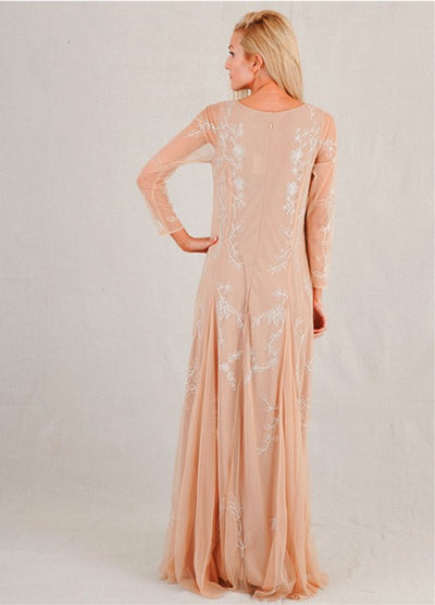 Siren Wedding Dress in Beige by Nataya