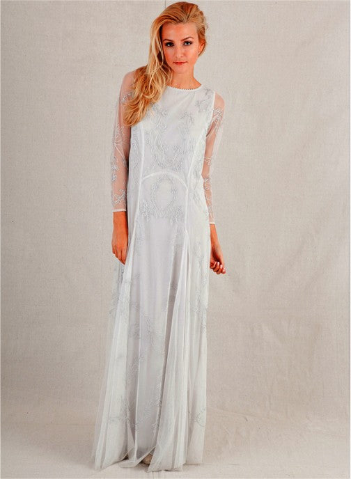 Siren Wedding Dress in Beige by Nataya