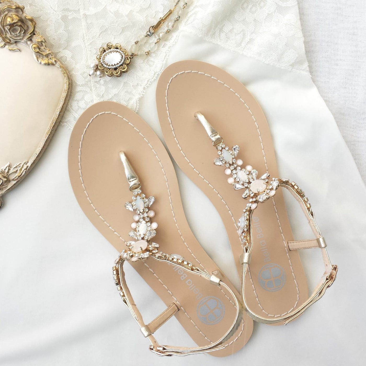 Luna Bridal Sandals