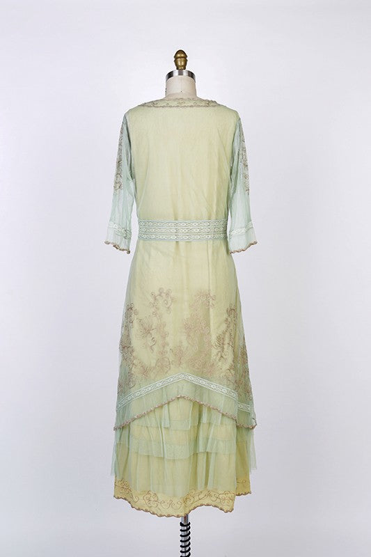 Titanic Tea Party Dress in Mint by Nataya