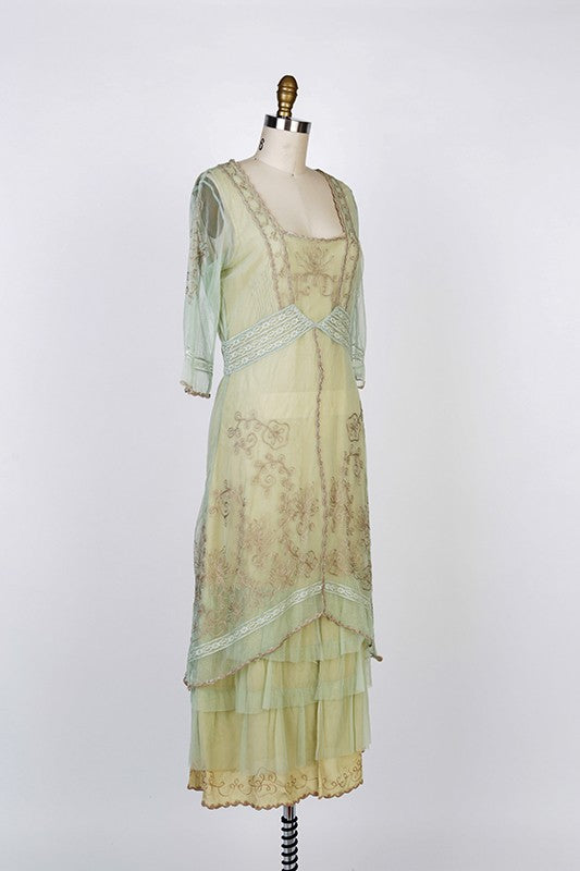 Titanic Tea Party Dress in Mint by Nataya